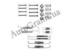 Монтаж задних колодок комплект AGAP 1123 на CHERY AMULET A11-REAR SET