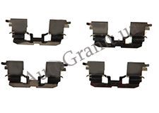 Монтаж передних колодок комплект (пластины) 4 шт. AGAP 1129 на GEELY MK MK RF