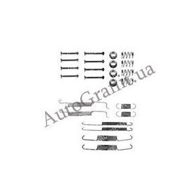 CK REAR SET WITHOUT ABS Монтаж задних колодок комплект PREMIUM без ABS